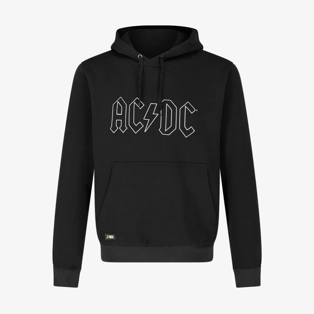 Acdc Hoodie X Zwart voorkant