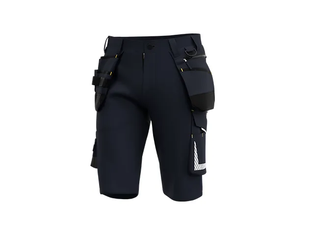 Alkes Short Men Marine / Donkergrijs voorkant