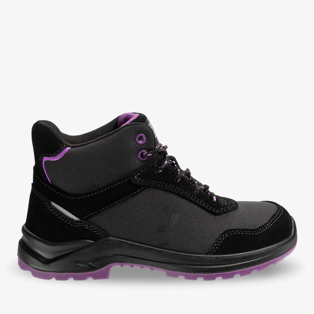Botanic S1P Mid Zwart voorkant