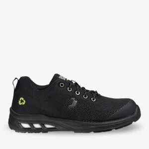 Ecofitz S1P Low Zwart (BLK) voorkant