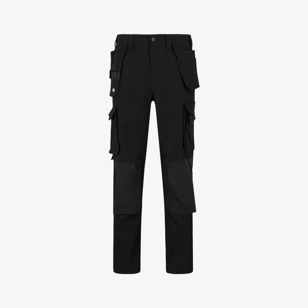 Elm Trousers Zwart voorkant