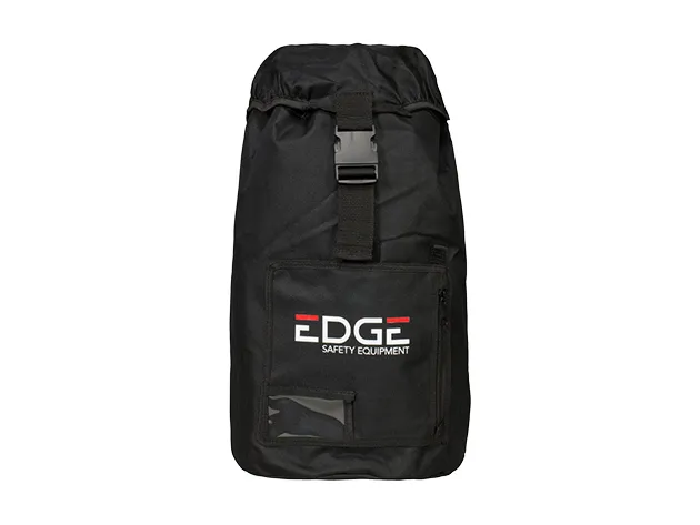 Edge Backpack Medium Zwart voorkant