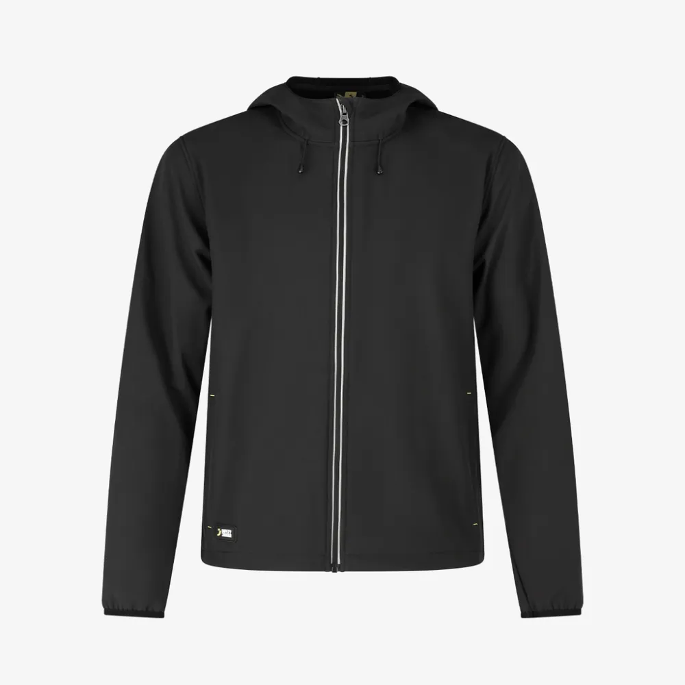 Essential Softshell Zwart voorkant