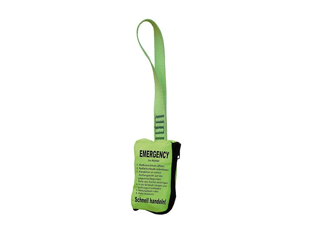 Trauma Strap Geel voorkant