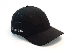 E-Air Lite Cap Zwart voorkant