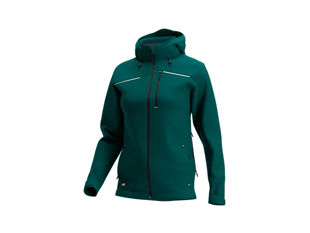 Kasai Softshell Jacket W Turkish Blue voorkant