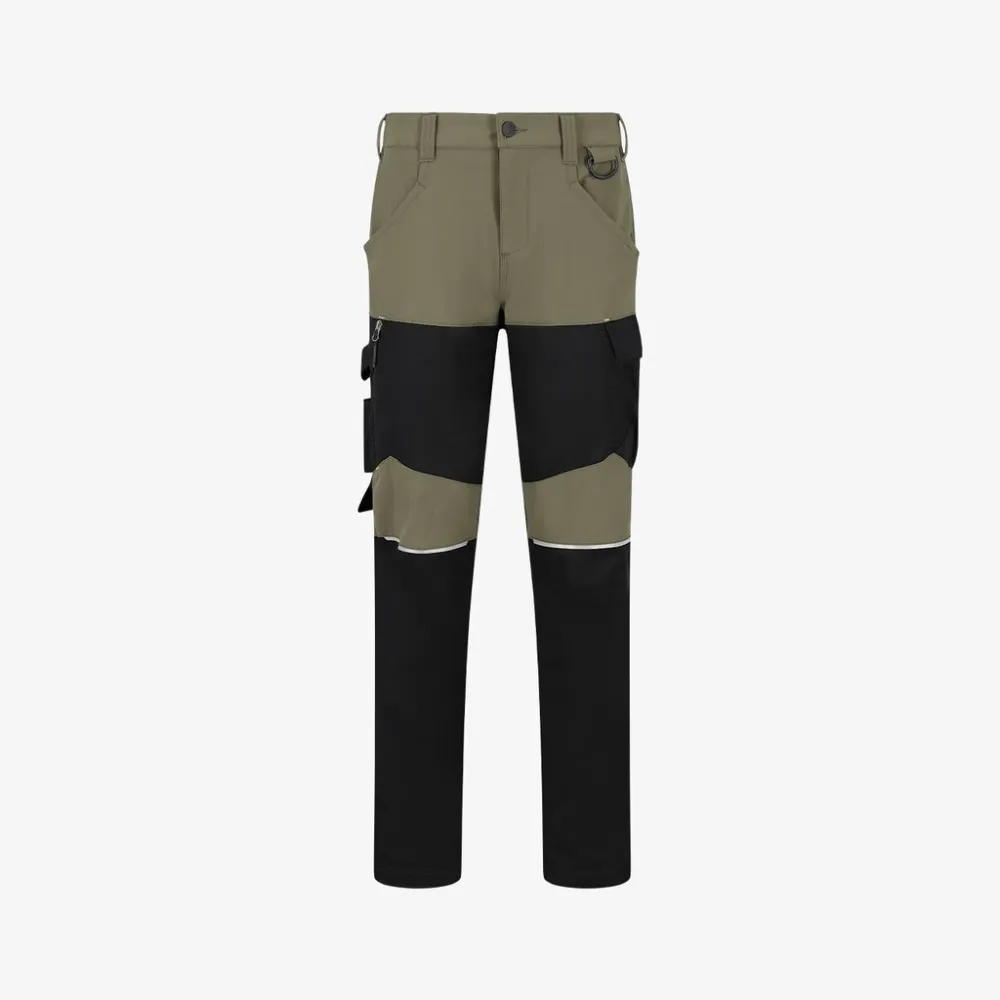 Oak Trousers M Khaki / Zwart voorkant