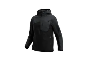 Oak Hoodie Men Zwart / Donkergrijs voorkant