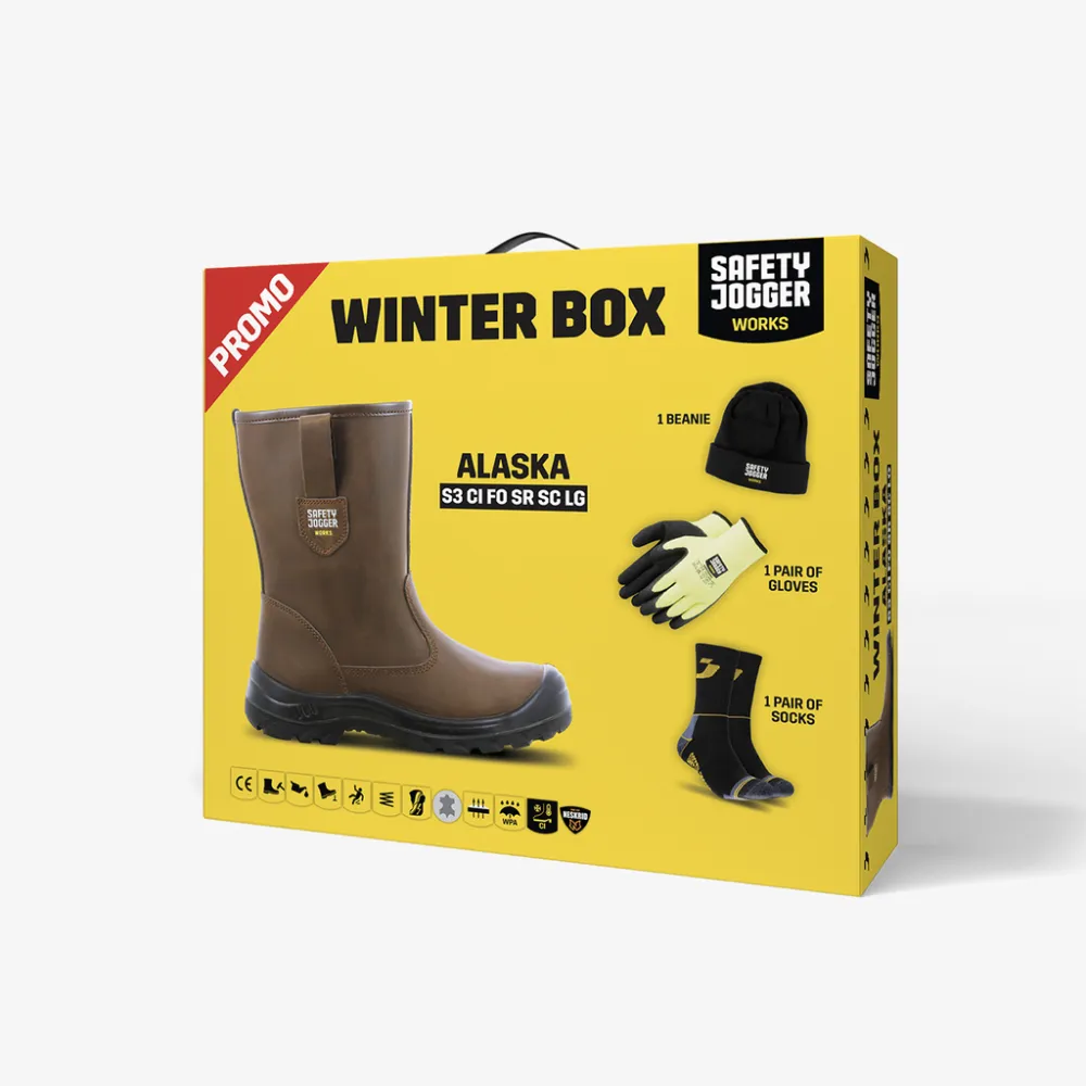 Winterbox Alaska Bruin voorkant