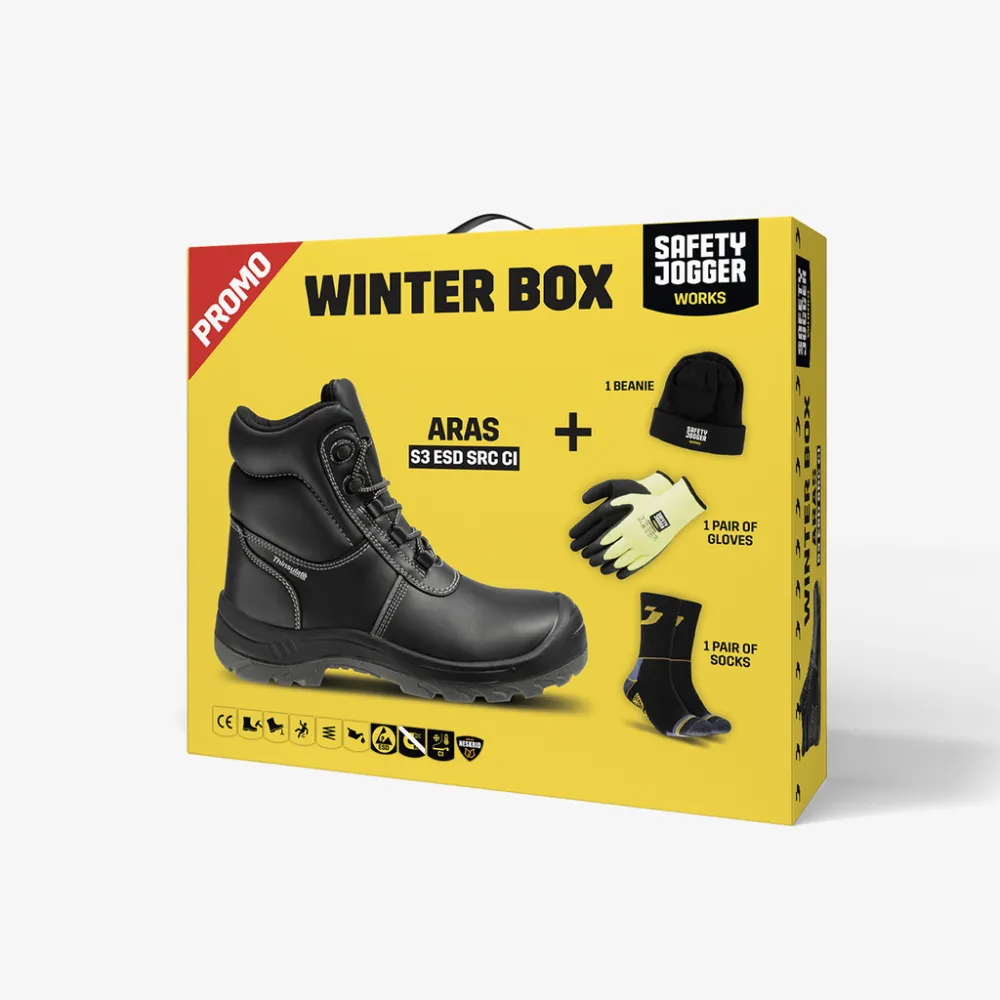 Winterbox Aras Zwart voorkant