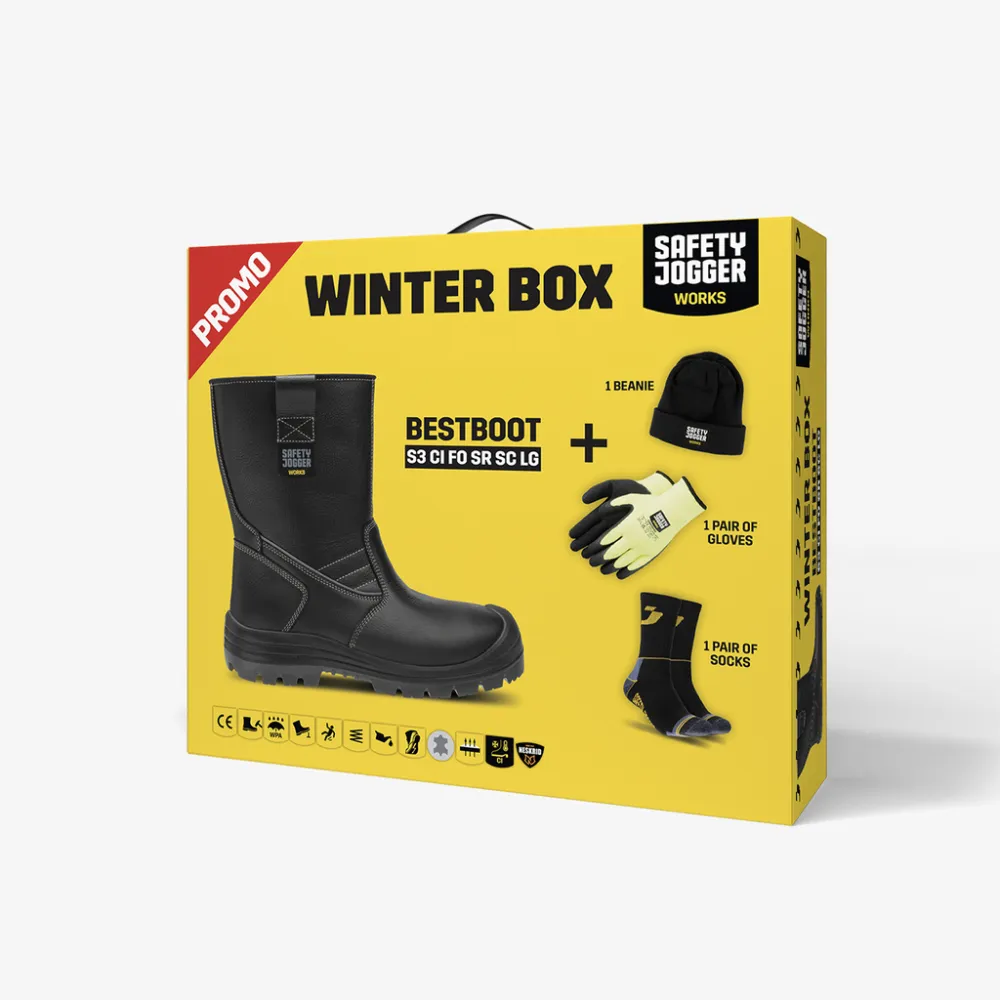 Winterbox Bestboot Zwart voorkant