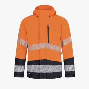 Scuti Softshell Jacket M Oranje / Zwart voorkant