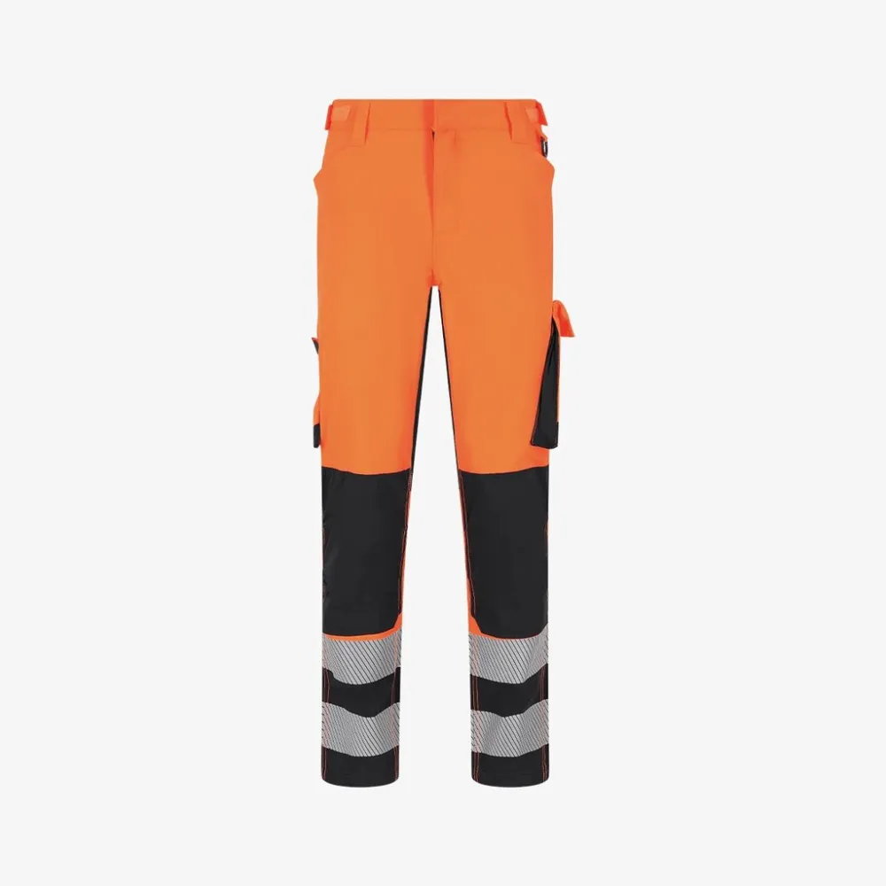 Scuti Hv Trousers M Oranje / Zwart voorkant