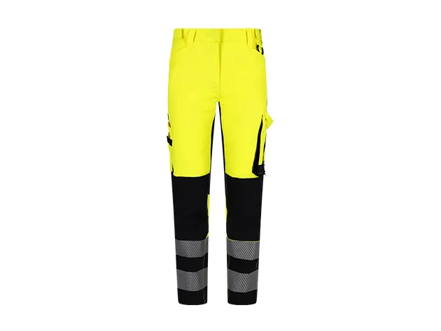 Scuti Hv Trousers W Geel / Zwart voorkant