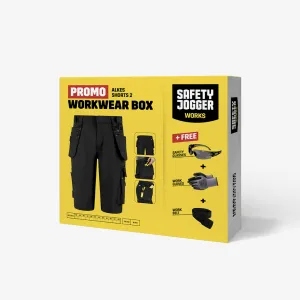 Workwear Box Alkes S Zwart voorkant